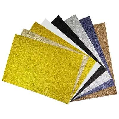 Afbeelding van Interdruk DIY Craft Foam Sheets 8x A4 Glitter Glam