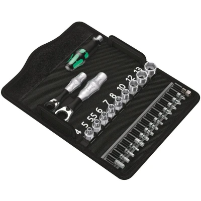 Afbeelding van Wera dopsleutelset Zyklop 1/4&quot; 27 delig