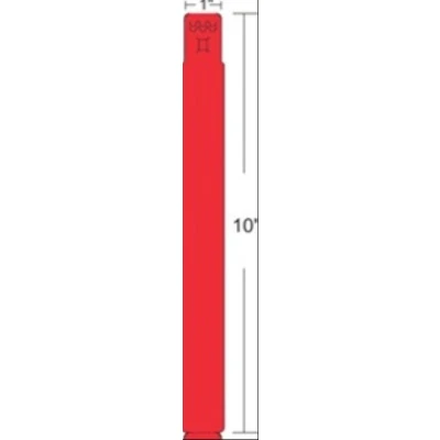 Afbeelding van Zebra printeretiketten 10012712 1, Z Band Fun, 2.54 cm (1 &quot;) x 10&quot;, Red, 350 bands p/ roll, 4 roll pack