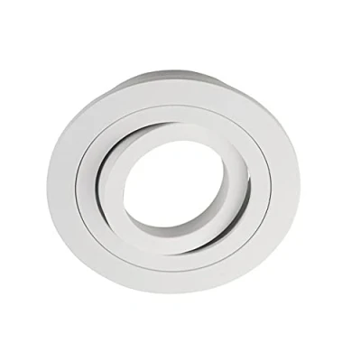Afbeelding van Wonderlamp W E00003 Classic ronde inbouwspot, fitting inclusief: GU10, diameter 9,3 x 2,5 cm, wit
