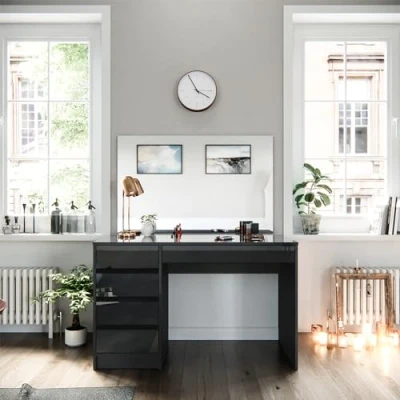 Afbeelding van Vicco Kaptafel Sherry, Antraciet, 120 cm