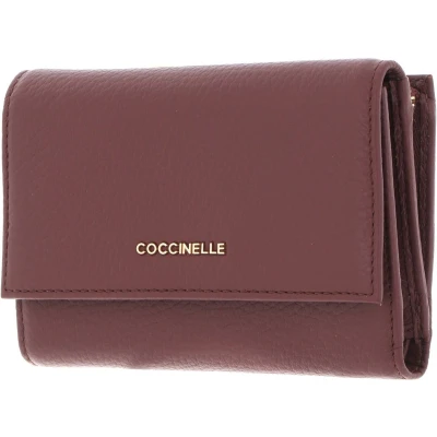 Afbeelding van COCCINELLE Metallic Soft Wallet Grainy Leather Carruba