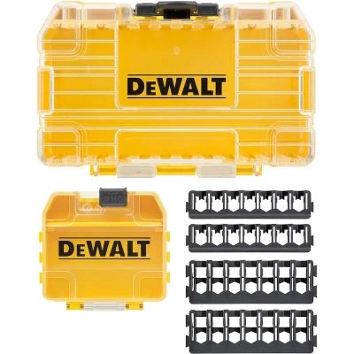 Afbeelding van DeWalt Accessoires TOUGH CASE maat klein leeg x1 + TicTac 25 mm 7 stuks houder x2 57 DT70801 QZ