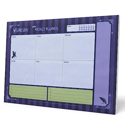 Afbeelding van Grupo Erik A4 Weekplanner Wednesday Bureauplanner met 54 afscheurbare vellen Tafelkalender
