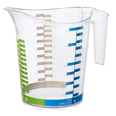 Afbeelding van Rotho Domino Maatbeker 2L Transparant