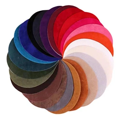 Afbeelding van Supvox 25 stuks ijzer op patches,ovale Suede koeienhuid elleboog patches knie DIY reparatie voor trui ambachten kit