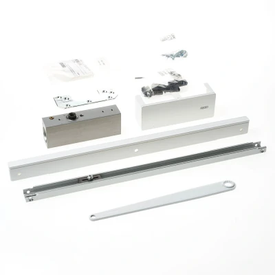 Afbeelding van ActiveStop deurdemper voor opbouw montage, kleur wit, houten deuren