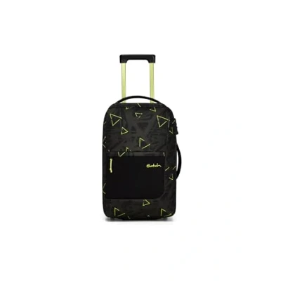 Afbeelding van satch Trolley Flow Geo Storm Donkergroen 56cm