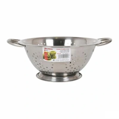 Afbeelding van Strainer Privilege Quttin Met handvatten Roestvrij Staal (12 Stuks) (Ø 24 cm)