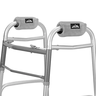 Afbeelding van supregear Walker Handgrepen (2 Stuks), Ademend Zacht Kussen Comfortabel Gewatteerd Handvat Covers Rollator Grip Pads voor Kruk Rolstoel, Antislip Mobiliteit Accessoire