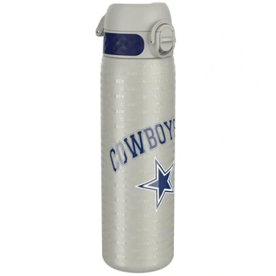 Afbeelding van ION8 Stalen Waterfles, 600 ml/20 oz, Lekvrij, Makkelijk te Openen, Veilige Vergrendeling, Vaatwasserbestendig, Hygiënische Flipcover, Draaggreep, Duurzaam, Reliëfprint, Ontwerp NFL Cowboys Drinkfles