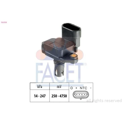 Afbeelding van FACET 10.3125 Sensoren 14kPa 247kPa Made in Italy OE Equivalent