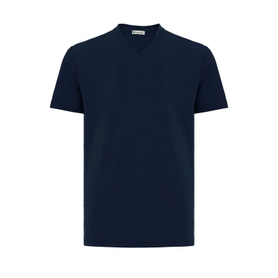 Afbeelding van dandalo Tshirt basic, Heren, Maat: 3XL, Navy