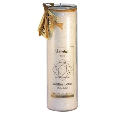 Afbeelding van Witte Lotus CHAKRA kaars, 30030, ca. 20 cm,