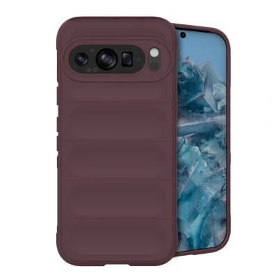 Afbeelding van Google Pixel 9 Hoesje Siliconen en TPU (zacht) iMoshion Softcase/Backcover Lila Telefoonhoesje
