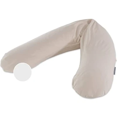 Afbeelding van THERALINE Voedingskussen Original incl. hoes Bamboe Collectie kiezelgrijs