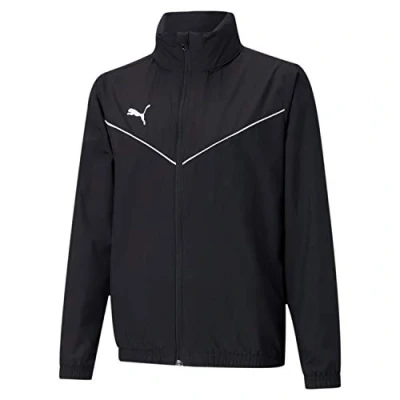 Afbeelding van Puma Jas Teamrise All Weather Jr Zwart Maat 7 8J / 122 128cm