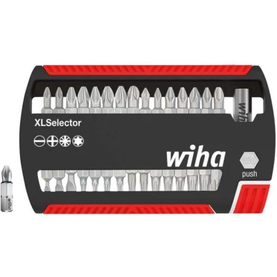 Afbeelding van 5x Wiha Bitset XLSelector Standard 25 mm assorti 31 delig 1/4 (29417)