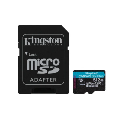 Afbeelding van Kingston Canvas Go! Plus Gen 4 512GB Flashgeheugenkaart