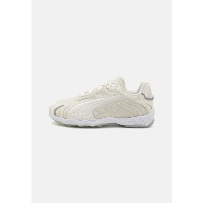 Afbeelding van Puma Inhale Essentials Unisex Sneakers laag, Maat: 36, Vapor gray/warm white Textiel/ synthetisch