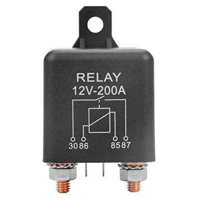 Afbeelding van WM686 12V 4 pins startrelais Heavy Duty auto AAN/UIT schakelaar Relais RL/180 200A, goede elektrische geleidbaarheid en stabiele werkprestaties