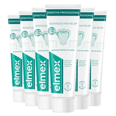 Afbeelding van Elmex Sensitive Professional Tandpasta 6 x 75 ml