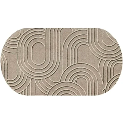 Afbeelding van wash+dry Deurmat, zand twist, 50 x 90 cm, binnen en buiten, wasbaar