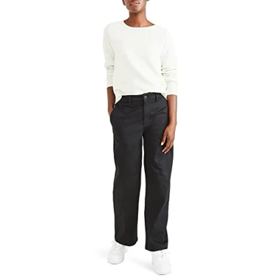 Afbeelding van Dockers Dames High Waisted Chino Beautiful Black Broek, Mooie zwart., 32