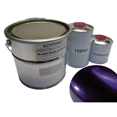 Afbeelding van Lackpoint 1 liter set 2K autolak Dream violet metallic geen blanke lak trend