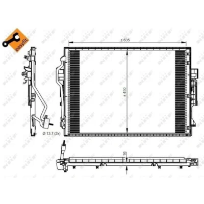Afbeelding van Condensor, airconditioning NRF 350218