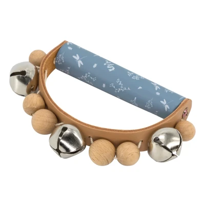 Afbeelding van Label Blauw Houten Beatring Tamboerijn LLWT 04472