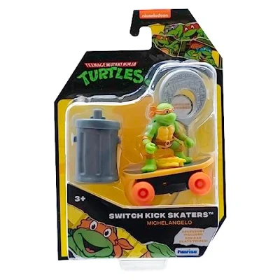 Afbeelding van TMNT SWITCH KICK SKATER MICHAELANGELO CLASSIC, Speciaal ontworpen zodat je elke keer op alle vier de wielen kunt landen!