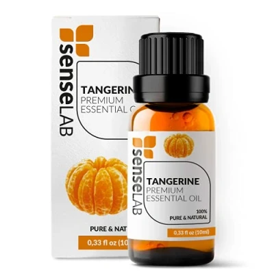 Afbeelding van SenseLAB Mandarijn etherische olie Natuurlijke 100% pure mandarijnolie van therapeutische kwaliteit voor aromatherapie diffuser Ontspanning, huidverzorging en concentratie (10 ml)