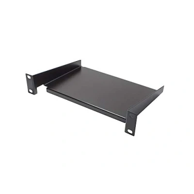 Afbeelding van 10&quot; plank, bevestiging voor, inbouwdiepte 160 mm, diepzwart (RAL9005)