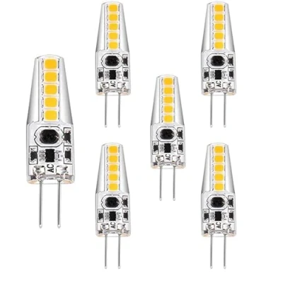 Afbeelding van BBPM 5 stuks G4 5W led lamp equivalente halogeenlampen 50W 500LM spaarlampen fitting AC/DC 12V dimbaar warm wit 3000K capsulelamp,Cool white 6000k,5W