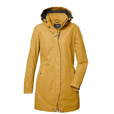 Afbeelding van killtec Dames Functioneel jack/outdoorjack met afritsbare capuchon KOS 44 WMN PRK, dark yellow, 34, 41284 000