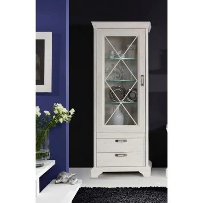 Afbeelding van FORTE Vitrinekast Breedte 78 cm, inclusief ledverlichting