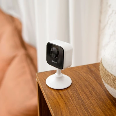 Afbeelding van Ezviz H1C IP camera Babycam Full HD 1080P Nachtzicht 10m Tweerichtingsaudio MicroSD kaart Wit