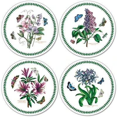 Afbeelding van Placemat Botanic Set van vier Kurk basis Hitte bestendig
