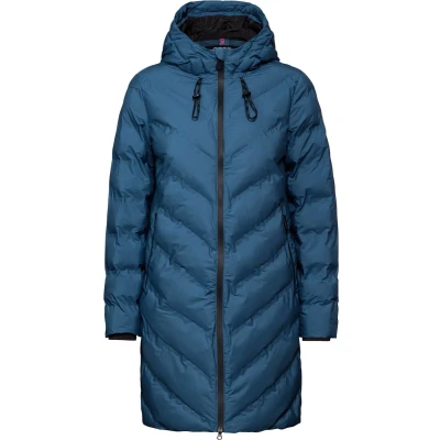 Afbeelding van Cecil Modern Welded Coat Dames Jas Dull Teal Blue maat M