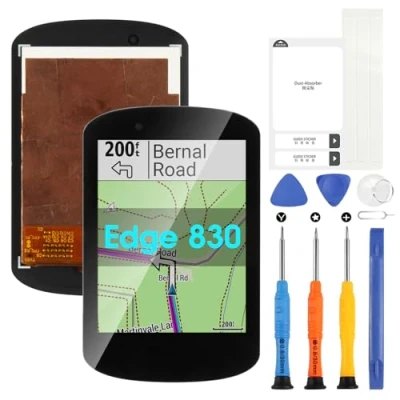 Afbeelding van LCD Display voor Garmin Edge 830 Touchscreen Digitizer Assembly Vervangglas met Reparatieset (zwart, niet 530)