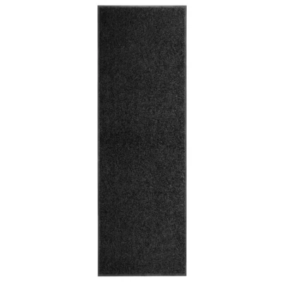 Afbeelding van Deurmat wasbaar 60x180 cm zwart