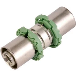 Afbeelding van SkinPress New Messing rechte koppeling 16 mm pers
