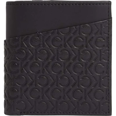 Afbeelding van Calvin Klein Must mono trifold 6cc w/coin RFID heren zwart