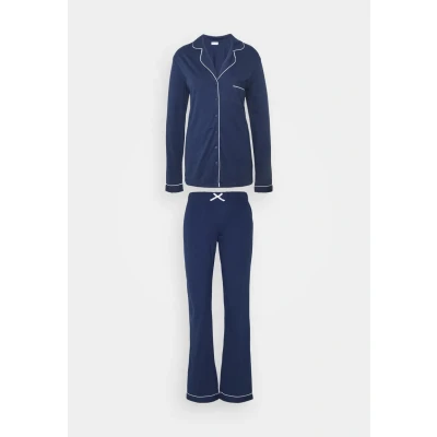 Afbeelding van Lascana Pyjama, Dames, Maat: 32/34, Navy