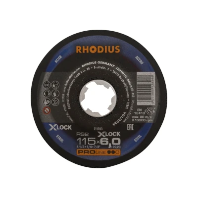 Afbeelding van Afbraamschijf voor METAAL 115 X 6,0 22,23 mm Lock (Rhodius)