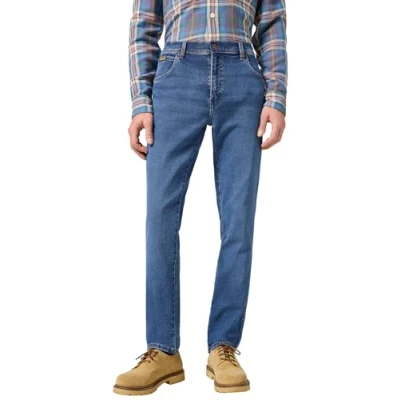 Afbeelding van Wrangler Texas Slim Jeans voor heren, Ridge Wash, 38 W/36 L, 38W / 36L