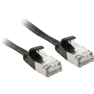 Afbeelding van LINDY 47481 RJ45 Netwerkkabel, patchkabel CAT 6A U/FTP 1.00 m Zwart Snagless 1 stuk(s)