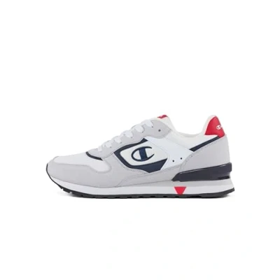 Afbeelding van Champion RN85 Low, herensneakers, lichtgrijs/marineblauw/rood (ES005), 44 EU, lichtgrijs marineblauw rood Es005, EU