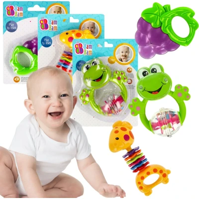 Afbeelding van Bam Rammelaar Giraffe Babyspeelgoed